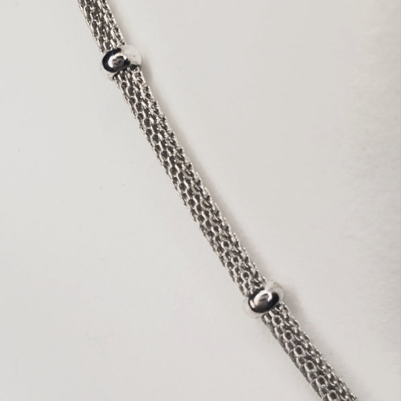 NECKLACE - 925 sterline silver heart charm necklace - Picture 5 of 5